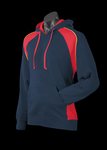 The Aussie Pacific Kids Huxley Hoodies is a 50/50 polyester cotton blend.  14 colours.  Pullover style.  Great branded hoodies & sportswear.