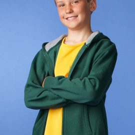 The Aussie Pacific Kids Kozi Zip Hoodies are an 80/20 cotton & polyester blend jersey knit.  In 5 colours.  Great branded zip hoodies & printed sportswear.
