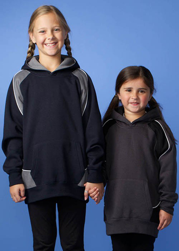 The Aussie Pacific Kids Huxley Hoodies is a 50/50 polyester cotton blend.  14 colours.  Pullover style.  Great branded hoodies & sportswear.