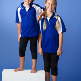 The Aussie Pacific Kids Panorama Polo Shirt is made from a polyester and cotton moisture removal fabric.  5 colours.  Great branded polos & sportswear.