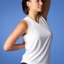 The Aussie Pacific Ladies Botany Singlet is made from 100% polyester moisture removal material.  In Black, White & Navy.  Great branded singlets & sportswear.