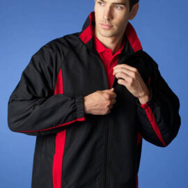 The Aussie Pacific Mens Eureka Track Jacket is made from 100% pongee polyester fabric.  14 colours.  S - 5XL.  Great branded track jackets and sportswear.