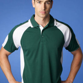 The Aussie Pacific Mens Murray Polo Shirt is made from 100% Driwear polyester moisture removal fabric.  14 colours.  Great branded polos & sportswear.