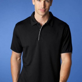 The Aussie Pacific Mens Yarra Polo Shirt is made from 100% Driwear polyester moisture removal fabric.  11 colours.  Great branded polos shirts and sportswear.