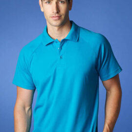 The Aussie Pacific Mens Keira Polo is made from Driwear 180gm 80% polyester & 20% cotton, moisture removal fabric.  5 colours.  Great branded polos & sportswear.