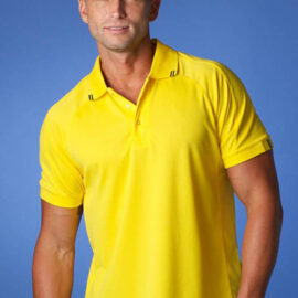 The Aussie Pacific Mens Flinders Polo Shirt is made from Driwear polyester moisture removal fabric.  14 colours.  Great branded polos & sportswear.