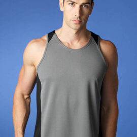 The Aussie Pacific Mens Premier Singlet is made from 100% Driwear polyester moisture removal fabric.  17 colours.  Great branded singlets & sportswear.
