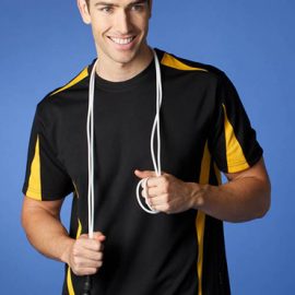 The Aussie Pacific Mens Eureka Tee is made from 100% Driwear polyester moisture removal fabric.  14 colours.  Great branded sports tees & sportswear.