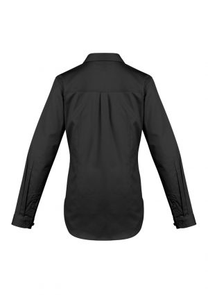 The Syzmik Womens Lightweight Long Sleeve Tradie Shirt is a 145gsm cotton twill work shirt. In 4 colours. 8 - 24. Great Syzmik branded workwear.