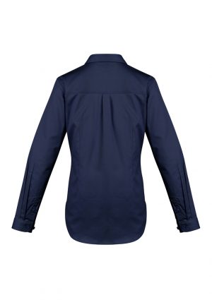 The Syzmik Womens Lightweight Long Sleeve Tradie Shirt is a 145gsm cotton twill work shirt. In 4 colours. 8 - 24. Great Syzmik branded workwear.
