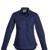 ZWL121 Syzmik Womens Lightweight Long Sleeve Tradie Shirt Blue – Promotrenz