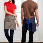 The Biz Collection Unisex Urban Half Waist Apron is made from 50% cotton & 50% polyester textured fabric.  Removable waist straps.  Divided front pocket.  Available in 4 colours.