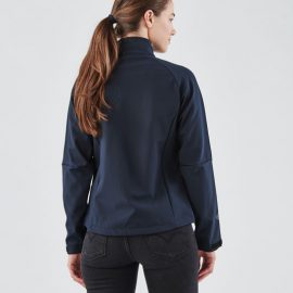 The Stormtech Womens Ultra-Light Shell Jacket is engineered to keep you dry. Waterproof and Breathable. Available in Black.