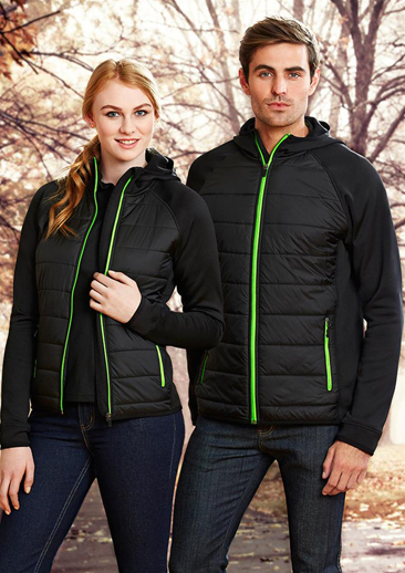 The Biz Collection Stealth Mens Hoodie Jacket is a warm hoodie jacket.  Available in 4 colour options.  S - 5XL.  Great branded insulated hoodie jackets.