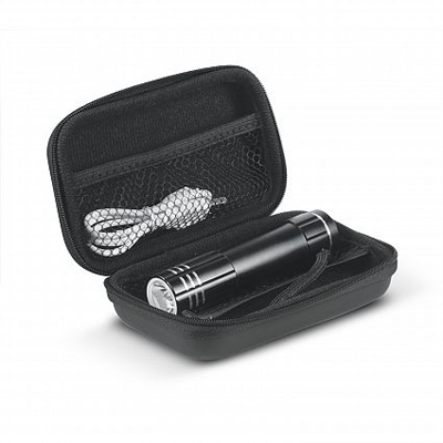 The Trends Collection Flare Torch Power Bank is a powerful rechargeable aluminium torch that doubles as a power bank.  Great branded practical promotional product.