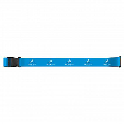 The Trends Collection Full Colour Luggage Strap is ultra strong & used for securing luggage when travelling & easy id. Great branded promotional travel products.