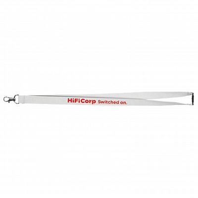 The Trends Collection 20 mm Lanyard is a 20mm wide polyester lanyard complete with metal and safety clip. 11 colours. Great branded lanyard products.