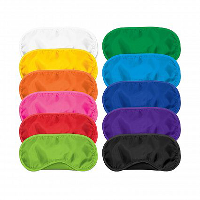 The Trends Collection Eye Mask as ideal for using when travelling on planes.  Available in 11 colours.  Great branded travel eye mask & promotional product.