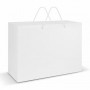 108514 Trends Collection XL Laminated Carry Bag White – Promotrenz