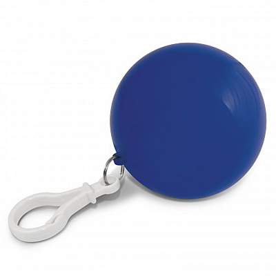 The Trends Collection Raincoat Ball is a handy emergency rain coat in a clip on plastic ball.  Branding on Ball.  In 3 colours.  Great event promo product.