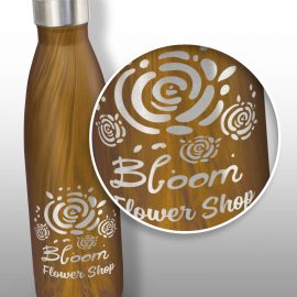 The Trends Collection Mirage Heritage Vacuum Bottle is a premium quality 500ml vacuum stainless steel bottle.  Wood grain finish.  Great branded bottles.