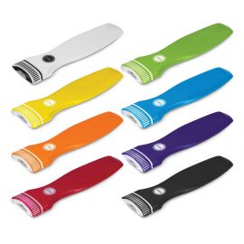 The Trends Collection Fridge Magnet Torch is a torch with strong magnet to secure to fridge or metal surface.  8 colours.  Great branded torch and fridge magnet promo products.