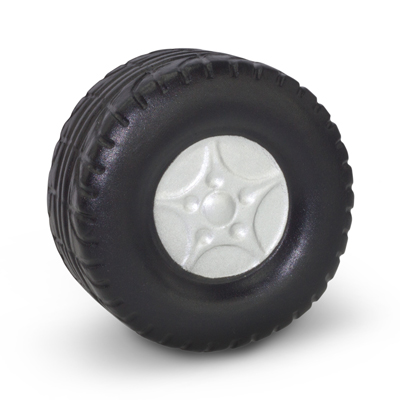 The Trends Collection Stress Wheel is a wheel shaped stress relieving toy.  In Black/Grey.  Great branded anti stress items & promotional products.