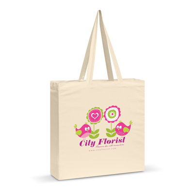 The Trends Collection Carnaby Cotton Shoulder Tote Bag is a large enviro friendly tote bag.  In Natural.  Great branded tote bags & retail promotional products.