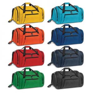 The Trends Champion Duffle Bag is a large duffle bag in 600D polyester. Multiple pockets & features. Great branded duffle bags & promo products.