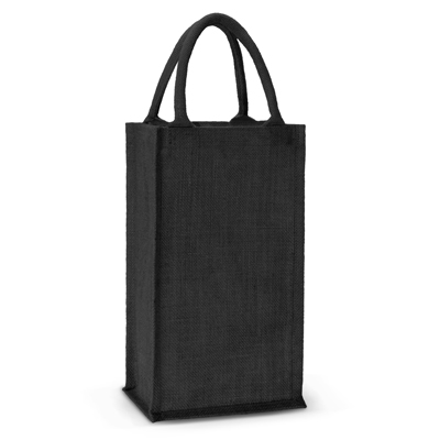 The Trends Collection Donato Jute Double Wine Carrier is a 2 bottle wine carrier in natural jute & cotton handles.  2 colours.  Great branded wine bags.