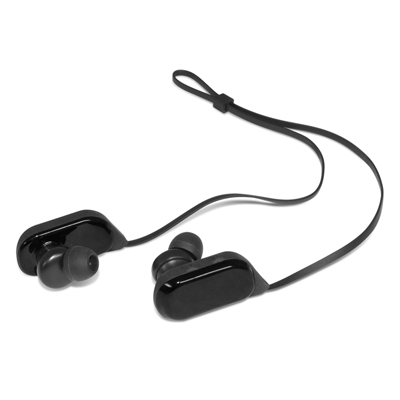 The Trends Collection Sport Bluetooth Earbuds are bluetooth earbuds produce 5 hours of hi definition stereo sound.  Black.  Great branded bluetooth earbuds.