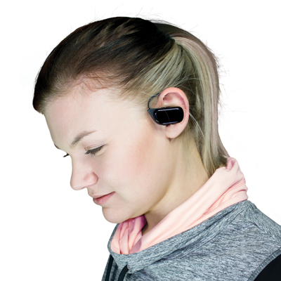 The Trends Collection Sport Bluetooth Earbuds are bluetooth earbuds produce 5 hours of hi definition stereo sound.  Black.  Great branded bluetooth earbuds.