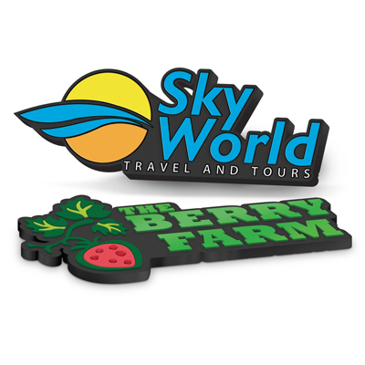 The Trends Collection PVC Fridge Magnet is an attention grabbing pvc fridge magnet made into custom shapes.  Great branded injected fridge magnets.