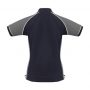 p10122 Biz Collection Ladies Nitro Polo Navy Grey White Back