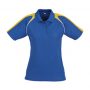 p225ls Biz Collection Ladies Triton Polo Royal Gold White Front