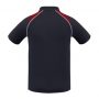 p225ms Biz Collection Mens Triton Polo Navy Red White Back