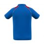p225ms Biz Collection Mens Triton Polo Royal Red white Back