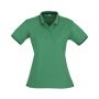 p226ls Biz Collection Ladies Jet Polo Emerald Green Front
