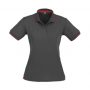 p226ls Biz Collection Ladies Jet Polo Steel Grey Red Black Front