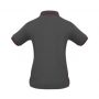 p226ls Biz Collection Ladies Jet Polo Steel Grey Red Black Back