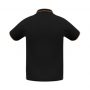 p226ms Biz Collection Mens Jet Polo Black Orange Back