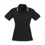 p227ls Biz Collection Ladies Cambridge Polo Black White White
