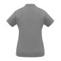 p244ls Biz Collection Ladies United Short Sleeve Polo Ash/Fluoro Orange – Promotrenz