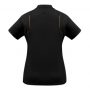 p244ls Biz Collection Ladies United Short Sleeve polo Black/Orange – Promotrenz