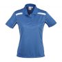 p244ls Biz Collection Ladies United Short Sleeve Polo Royal/White – Promotrenz