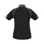 p29022 Biz Collection Ladies Fusion Polo Black Lime