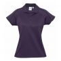 p303ls Biz Collection Ladies Blade Polo Grape Black Front