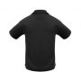 p3300 Biz Collection Mens Micro Waffle Polo Black Back