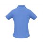p3325 Biz Collection Ladies Micro Waffle Polo Azure Back
