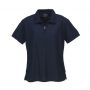 p3325 Biz Collection Ladies Micro Waffle Polo Navy Front